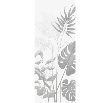 Sorte og hvide planter folie til møbler - TenStickers