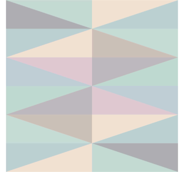 Pastelfarvede trekanter folie til møbler - TenStickers