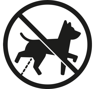 Hund, der tisser wallsticker dyr - TenStickers