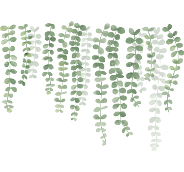 Hængende planter folie til møbler - TenStickers