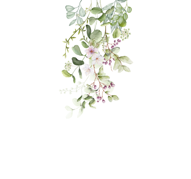 Blomster og blade folie til møbler - TenStickers