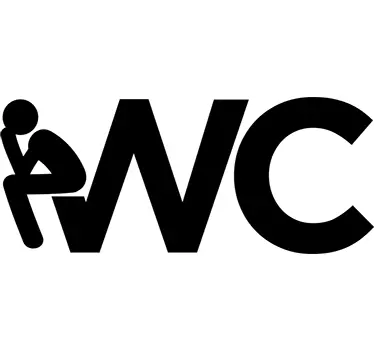 Klistermærke ikon WC - TenStickers