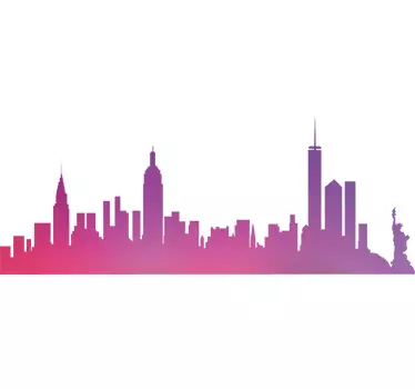 Klistermærke bærbar New York - TenStickers