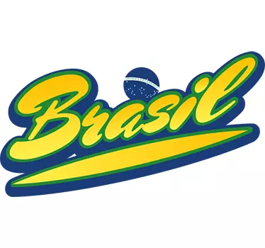 klistermærke brasiliansk flag - TenStickers