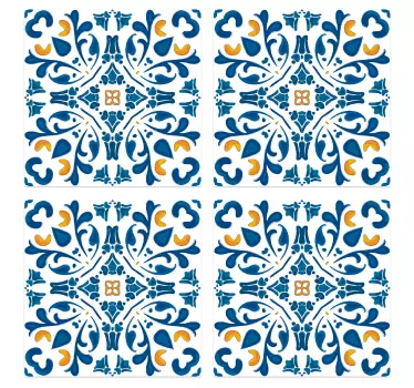 Traditionel portugisisk mosaik sticker - TenStickers
