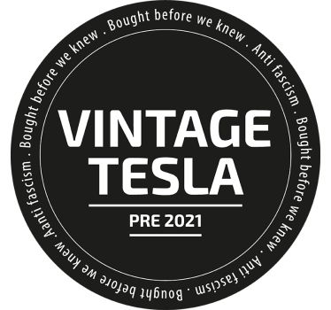 Vintage tesla klistermærke til bil - TenStickers
