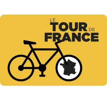 Tour cykelklistermærke - TenStickers