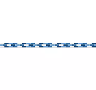 Blånuancet flise wallsticker - TenStickers
