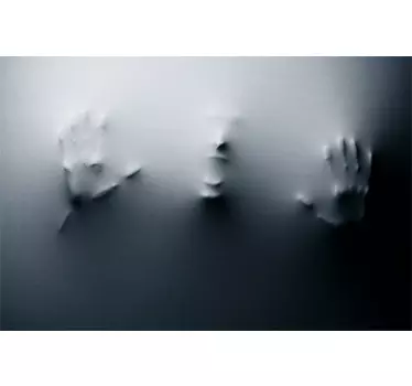 Realistisk fanget i laptop klistermærke - TenStickers