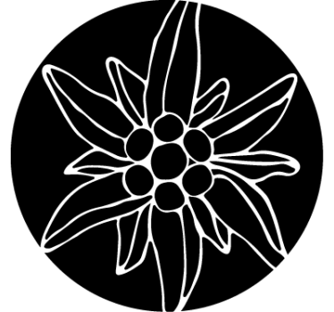 Alpinflorvinil blomster klistermærke - TenStickers