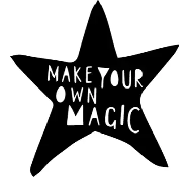 Stjerne make your own magic sticker - TenStickers