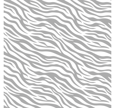 Grå zebra folie til møbler - TenStickers