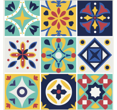 Flisemønstret design folie til møbler - TenStickers