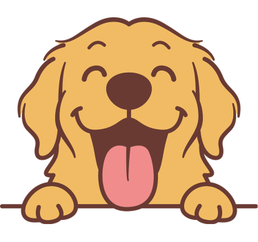 Labrador med tungen ude Laptop klistermærke - TenStickers