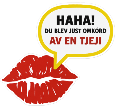 Klistermærke til bil overhalet af en pige - TenStickers