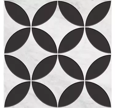 Blomstermønster hydraulisk fliseoverførsel - TenStickers