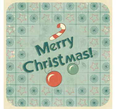 Glædelig jul plakat dekal - TenStickers