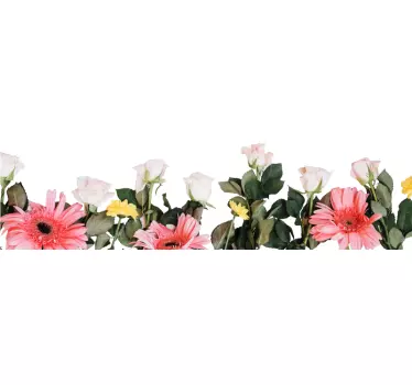 Wall sticker blomster til køkken - TenStickers