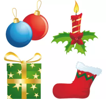 Klistermærker til julekollektion - TenStickers