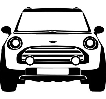 Mini cooper vægklistermærke - TenStickers