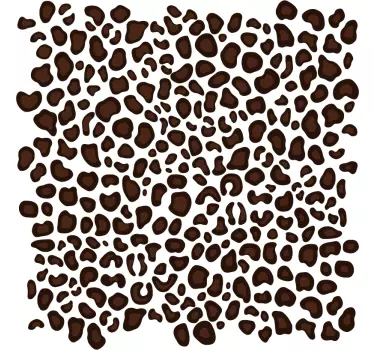 Leopard skin home sticker - TenStickers