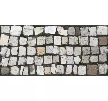 Brostensbelægning klistermærke - TenStickers