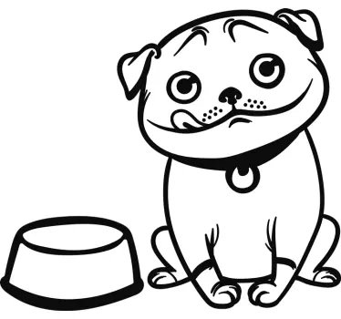 Hunde benzin sticker til bil - TenStickers