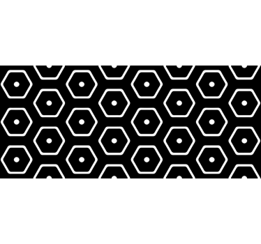 Geometrisk minimalistisk mønstermærkat - TenStickers