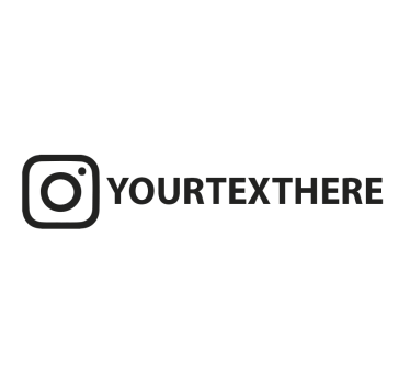 Klistermærke til bil instagram brugername - TenStickers