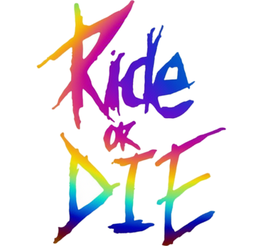 Ride or die klistermærke til cykel - TenStickers