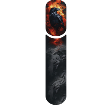 Klistermærke til cykel raven fire wrap - TenStickers