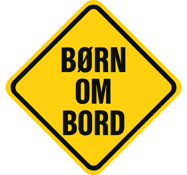 Klistermærke til ladcykel født på bordet - TenStickers