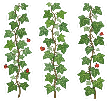Vindues klistermærke havevins medley - TenStickers