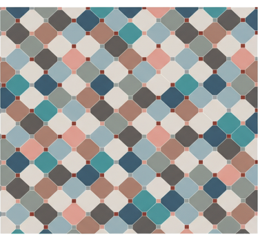 Folie til møbler geometriske mosaikfliser - TenStickers