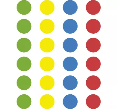 Wallstickers til børn Twister spil gulv klistermærke - TenStickers