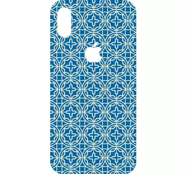 Blå fliser (iphone) iphone mærkat - TenStickers