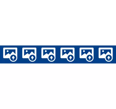 Tilpasses billedkant klistermærke - TenStickers