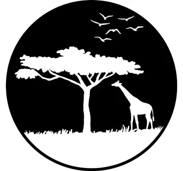 Savanne landskab stue væg indretning - TenStickers