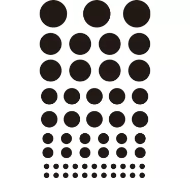Prikker sticker til cykel - TenStickers