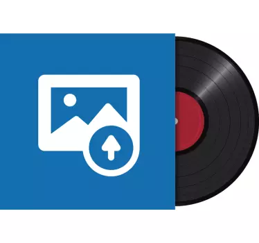 Lp brugerdefineret vinylplade klistermærke - TenStickers