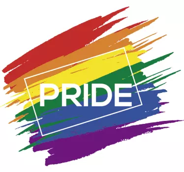 Pride fest farver event klistermærke - TenStickers