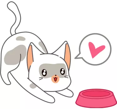 Kattetank bil mærkat - TenStickers