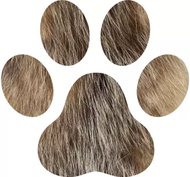Hunde poter bil mærkat - TenStickers