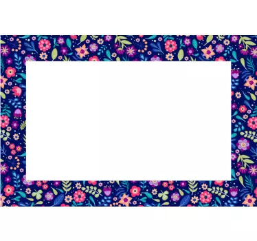 Smukke blomster klistermærke - TenStickers