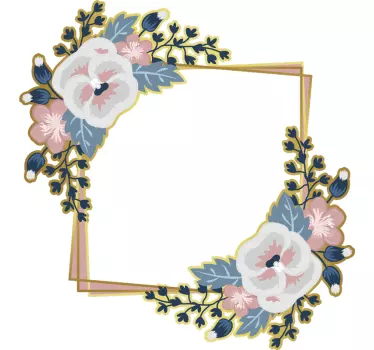 Klistermærke med spejlblomster - TenStickers