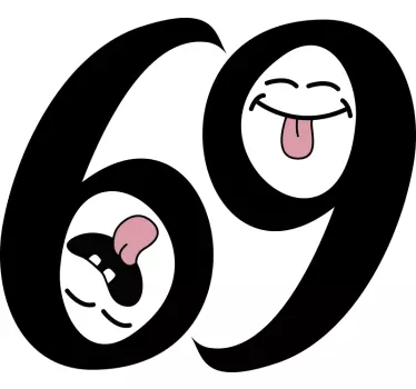 69 voksen klistermærke til voksne - TenStickers