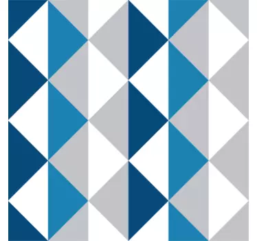Geometrisk kantklistermærke - TenStickers