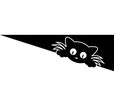 Sjovt træk til toilet mærkat - TenStickers