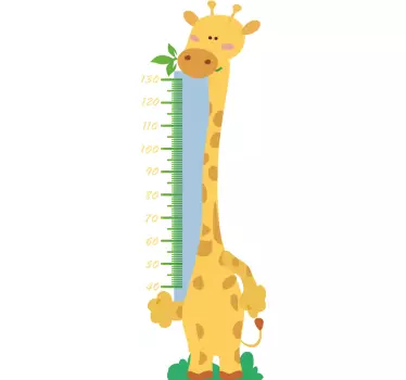 Giraf tape højde diagram mærkat - TenStickers