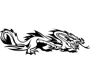 Dragon bil mærkat - TenStickers